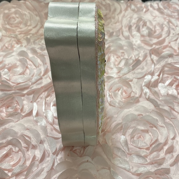 Set Of 3 Vintage Spring Easter Sequin Covered Boxes! - Picture 9 of 10